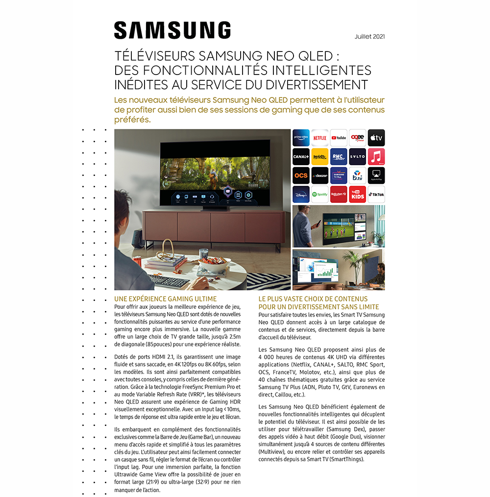 découvrez les fonctionnalités innovantes de google tv sur les téléviseurs samsung. profitez d'une interface intuitive, d'un accès à un large éventail de contenus multimédias, et d'une intégration fluide avec vos appareils connectés pour une expérience de divertissement inégalée.