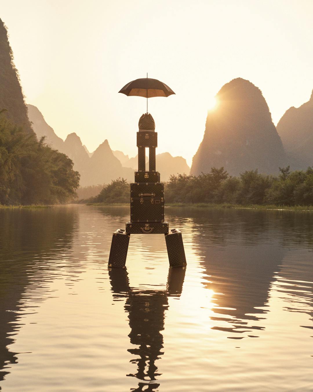 louis vuitton présente un chef-d'œuvre exceptionnel à pékin, alliant élégance et savoir-faire artistique pour une expérience unique.