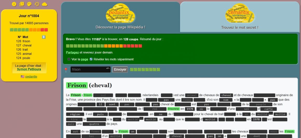 découvrez les solutions et les champs sémantiques liés à pédantix pour le 24 mai, afin d'enrichir votre compréhension et votre vocabulaire.
